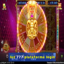 luz 777 plataforma login